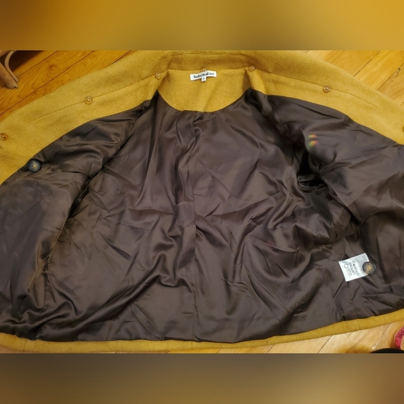 Reformation Scarlett Double Breast oversized coat. Wool blend. Yellow. Size XS. - Picture 7 of 15